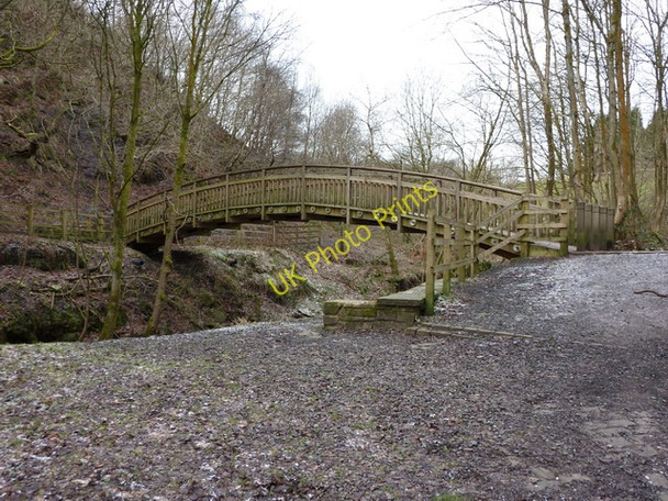 Photo 6"x4" Footbridge over Mill Croft Brook Norden\/SD8514 c2010