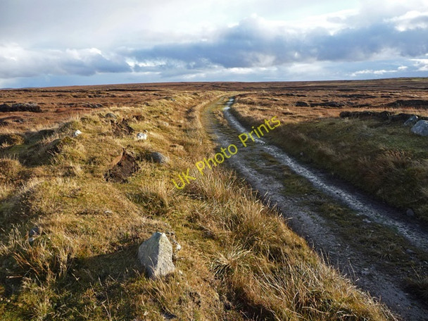 Photo 6"x4" Moorland track at Siadar Iarach Siadar Iarach c2010