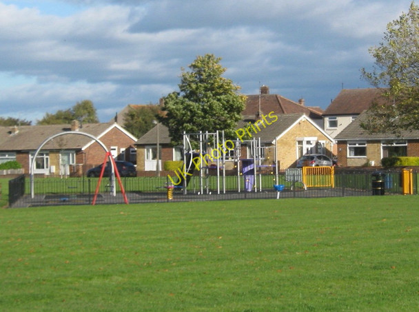 Photo 6"x4" Play area on Carlton Avenue green Billingham Billingham c2010