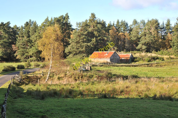 Photo 6"x4" Sheds beside the road near Redburn Ferness c2010