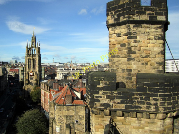 Photo 6"x4" North over the City from the Castle Keep Newcastle upon Tyne c2010