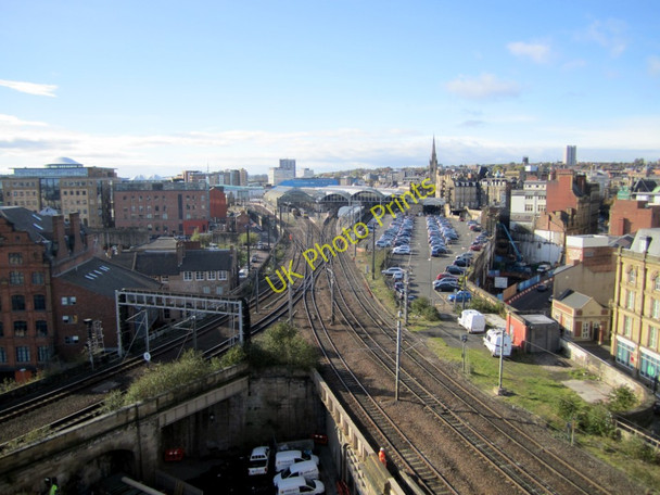 Photo 6"x4" Towards Central Station from the Castle Keep Newcastle upon Tyne c2010