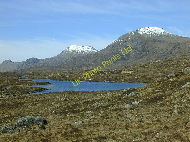 Photo 6"x4" Loch Gleann na Muice Heights of Kinlochewe c2002