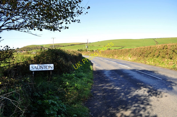 Photo 6"x4" The B3231 entering Saunton from the east Lobb c2010