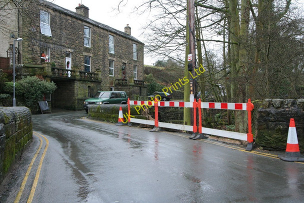Photo 6"x4" Damaged Bridge, Goose Eye Goose Eye c2007