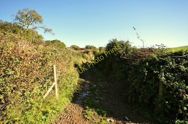 Photo 6"x4" Approaching Knills Farm on the footpath from East Saunton Farm Georgeham c2010