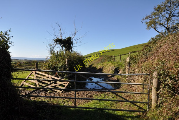 Photo 6"x4" The footpath to East Saunton Farm leaving Knills Farm Georgeham c2010