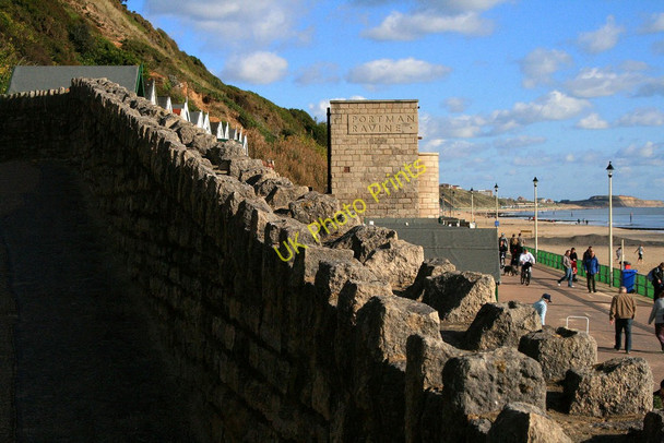 Photo 6"x4" Seafront at Portman Ravine Boscombe\/SZ1191 c2010