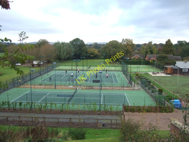 Photo 6"x4" Tennis courts by Linney, Ludlow Ludlow c2010