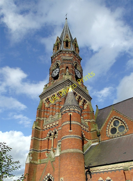 Photo 6"x4" The spire of St Luke's in Blakenhall, Wolverhampton Wolverhampton c2010
