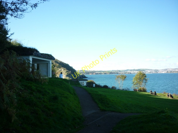 Photo 6"x4" Walking the Devon South Coast Path Brixham c2010