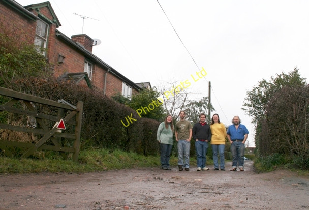 Photo 6"x4" Christmas in Watery Lane Upper Welland c2007
