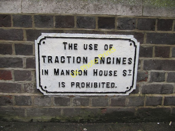 Photo 6"x4" Old notice on the Town Hall Newbury\/SU4767 c2010