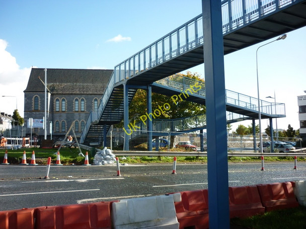Photo 6"x4" The footbridge over Shapters Road, Plymouth Plymouth c2010