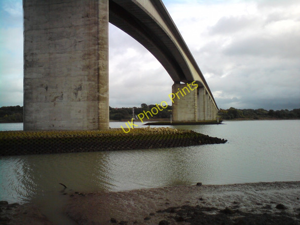 Photo 6"x4" Orwell Bridge Gainsborough\/TM1841 c2010