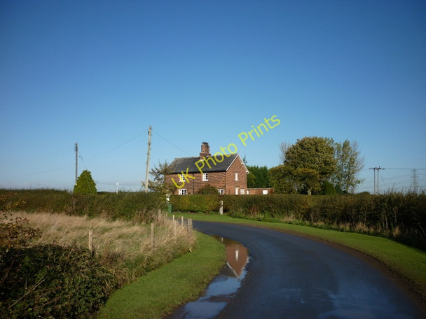 Photo 6"x4" Houses on a minor road towards Hill Farm Swine c2010