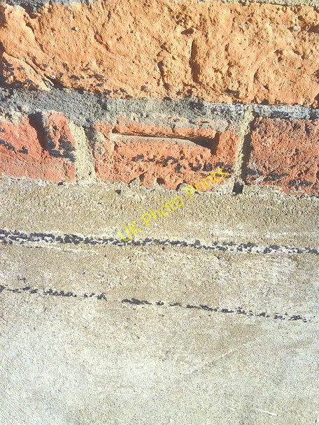 Photo 6"x4" Benchmark on #10 Bicester Road (Mount Pleasant) Aylesbury c2010
