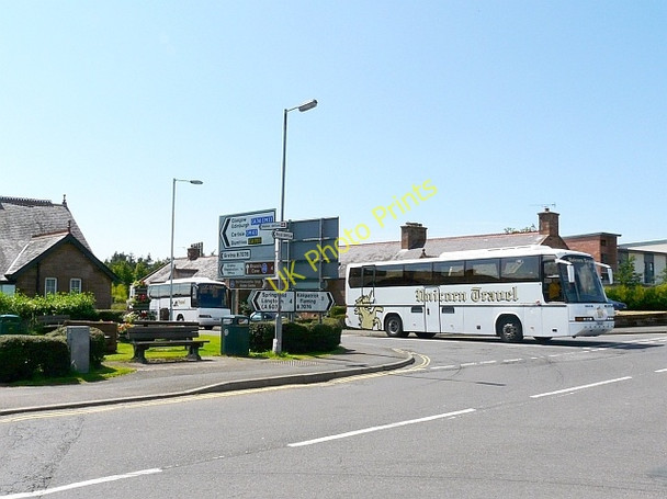 Photo 6"x4" Coaches arriving at Gretna Green Springfield\/NY3268 c2010