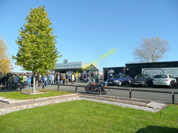 Photo 6"x4" Queuing for the Herefordshire Food Festival Hereford c2010