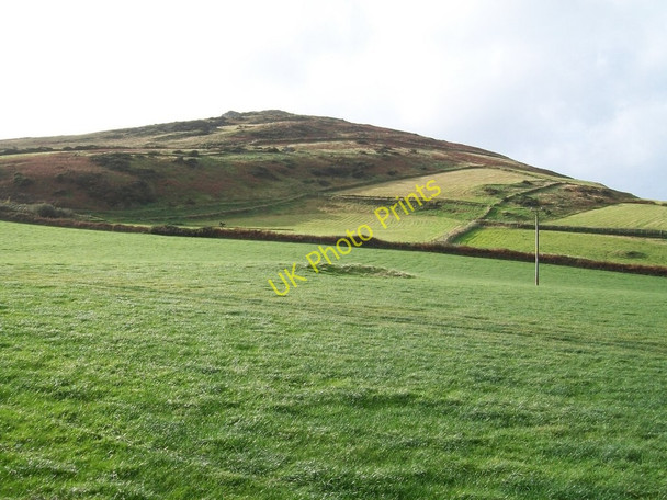 Photo 6"x4" Farmland on the eastern slopes of Mynydd Mawr above Porth Llanllawen Anelog c2010