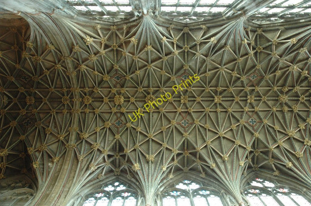 Photo 6"x4" Fan vaulting, Gloucester Cathedral Gloucester c2010