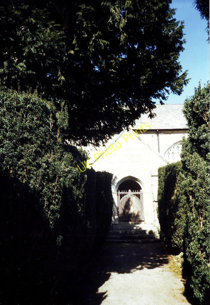 Photo 6"x4" Church path to St Thomas a Becket, Bridford, Devon Bridford c1994