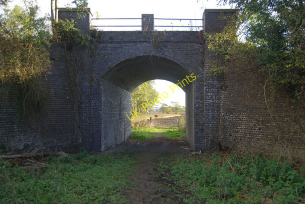 Photo 6"x4" Railway bridge at Wolfhampcote Wolfhampcote c2010