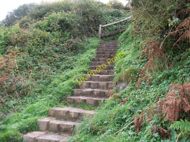 Photo 6"x4" Steps on the Llyn Coastal Path on the south side of Porth Meudwy Uwchmynydd c2010