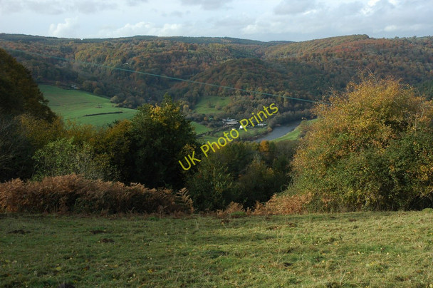Photo 6"x4" Above the Wye Valley The Fence c2010