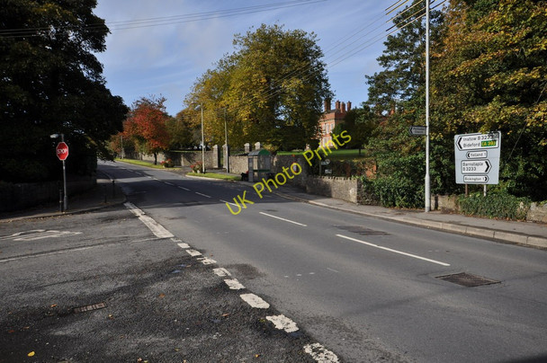 Photo 6"x4" The B3233 at the junction with Old School Lane, Fremington Fremington\/SS5132 c2010
