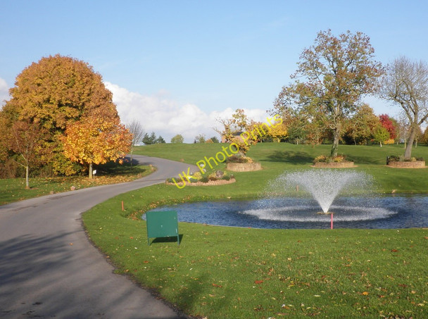 Photo 6"x4" Fountain, on the course, at  Oake Manor Golf Club Oake c2010