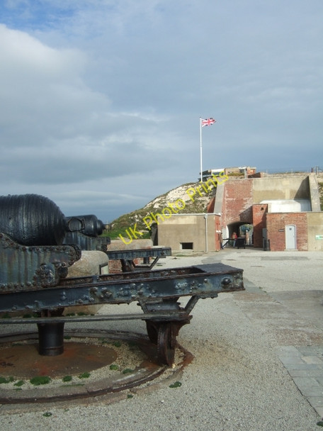 Photo 6"x4" Inside the Old Battery at The Needles Totland c2010