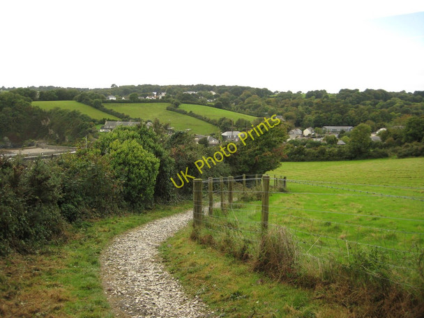 Photo 6"x4" Coast path east of Charlestown St Austell c2010