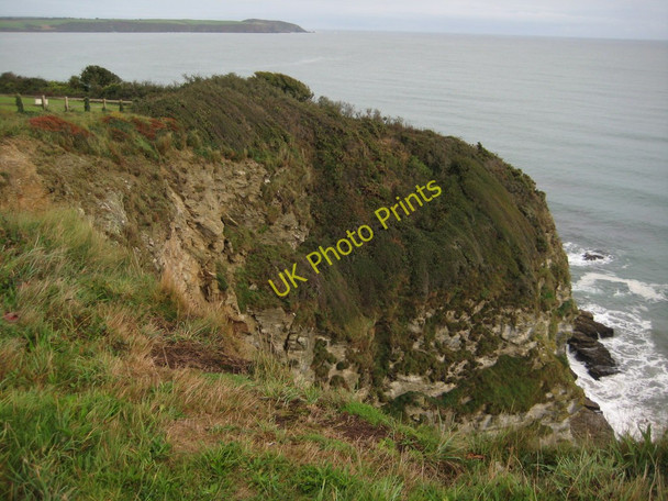Photo 6"x4" Headland below Carlyon Bay Hotel Carlyon Bay c2010