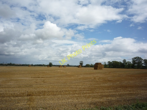 Photo 6"x4" Bales off Sandy Lane Alne c2010