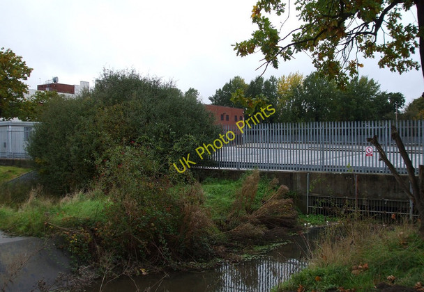 Photo 6"x4" Car Park Stream Rayleigh c2010