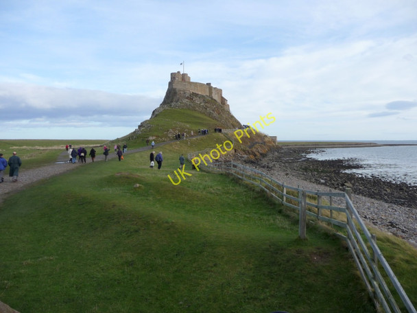 Photo 6"x4" Lindisfarne  Castle, Holy Island, Northumberland Holy Island\/NU1241 c2010
