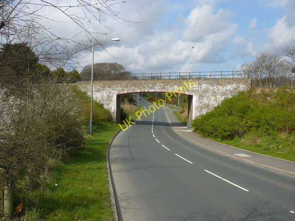 Photo 6"x4" New railway bridge over the A6 at Kewaigue Douglas\/SC3875 c2010