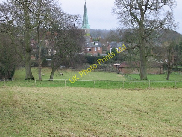 Photo 6"x4" Looking S to Barham from Rectory Lane Barham\/TR2050 c2007