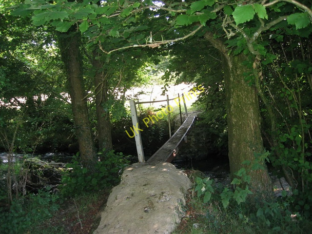 Photo 6"x4" Pontroed Llanfihangel ar Arth Footbridge Llanfihangel-ar-arth c2005