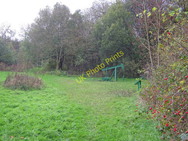 Photo 6"x4" Oil well in Duke's Wood - 1 Belle Eau Park c2010