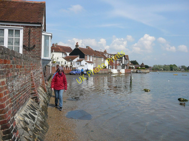 Photo 6"x4" High tide at Bosham Quay Bosham c2010
