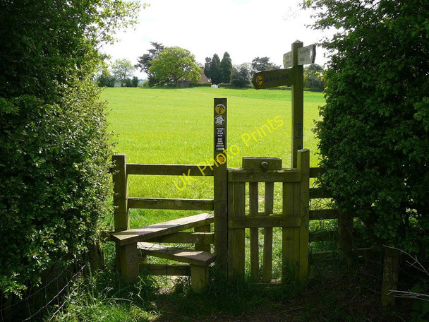 Photo 6"x4" Stile on Sandstone Trail near Pearl Farm Bell o' th' Hill c2010