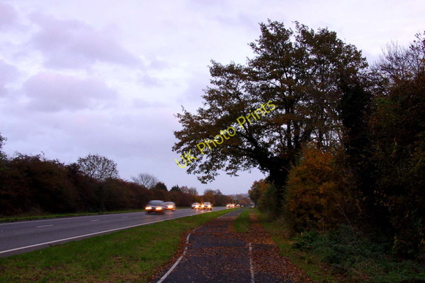 Photo 6"x4" Cycle track by the Northern Bypass Marston\/SP5208 c2010 P1