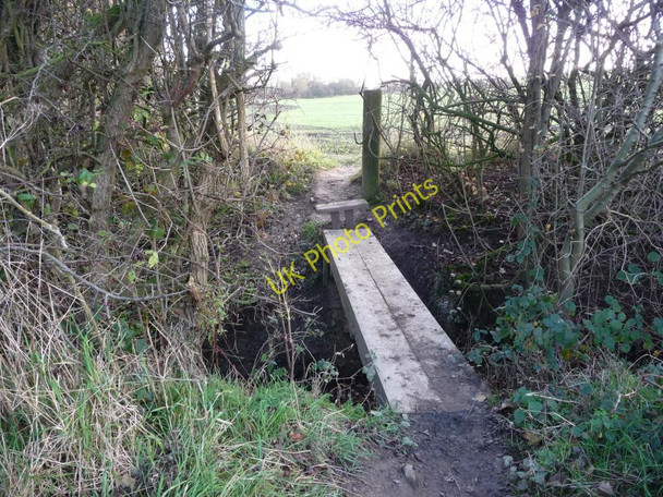 Photo 6"x4" Minimalist footbridge Haigh Moor c2010