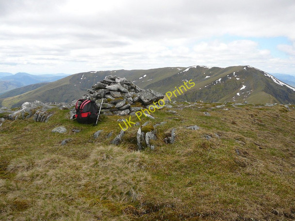 Photo 6"x4" The summit cairn on Sgurr nan Clachan Geala Sg\u00f9rr nan Clachan Geala c2010