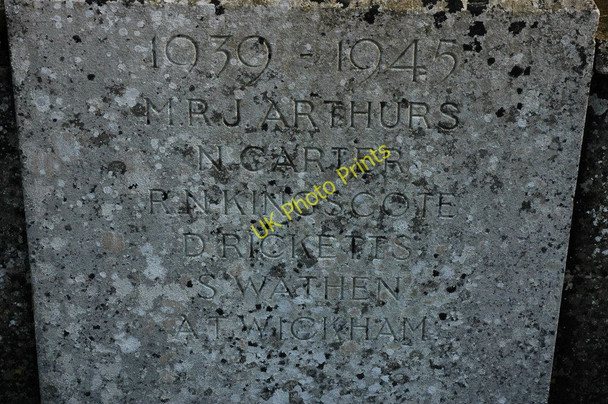 Photo 6"x4" Names on Kingscote War Memorial Kingscote\/ST8196 c2010