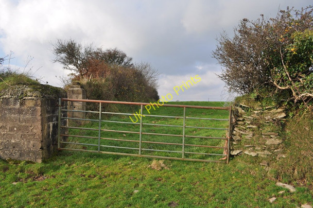 Photo 6"x4" A gate on the footpath between Francis Farm and the Old Barnstaple Road Ilfracombe c2010