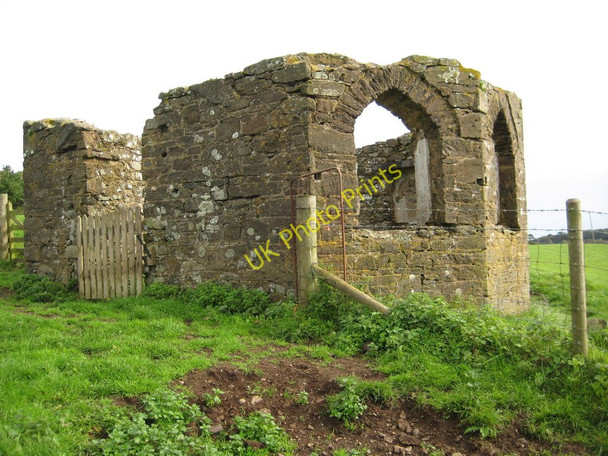 Photo 6"x4" Ruin on the Caerhays estate East Portholland c2010