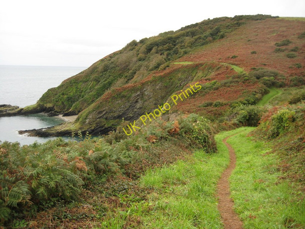 Photo 6"x4" Coast path near West Portholland Portholland c2010